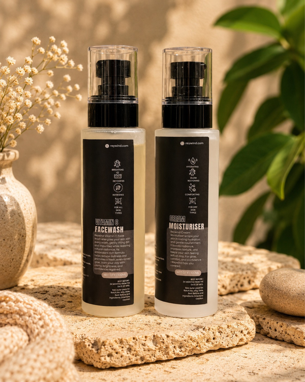 Reywind Vitamin C Face Wash & Cream Moisturiser